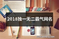 2018独一无二霸气网名