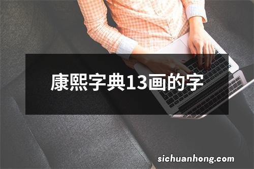 康熙字典13画的字