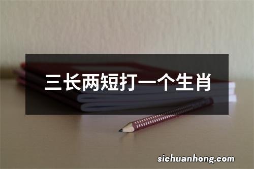 三长两短打一个生肖