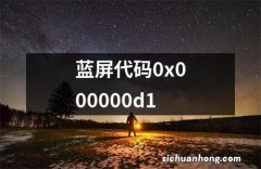 蓝屏代码0x000000d1