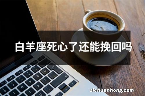 白羊座死心了还能挽回吗