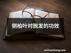 侧柏叶对脱发的功效