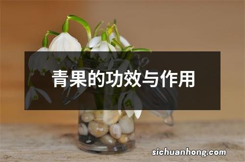 青果的功效与作用