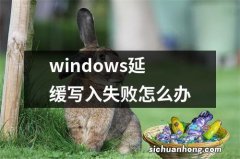 windows延缓写入失败怎么办