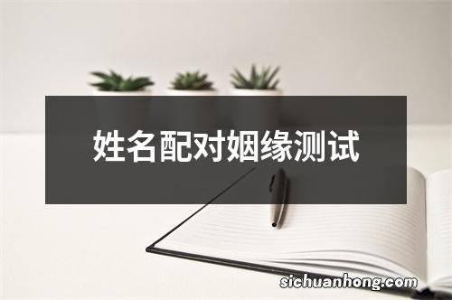 姓名配对姻缘测试