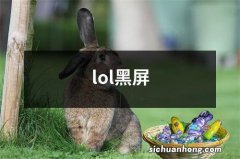 lol黑屏