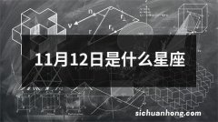 11月12日是什么星座