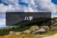 八字