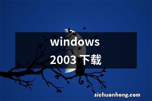 windows 2003 下载