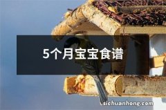 5个月宝宝食谱