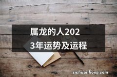 属龙的人2023年运势及运程