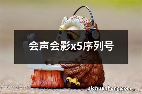 会声会影x5序列号