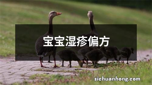 宝宝湿疹偏方