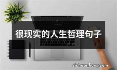 很现实的人生哲理句子