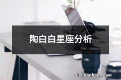 陶白白星座分析