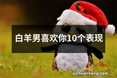 白羊男喜欢你10个表现