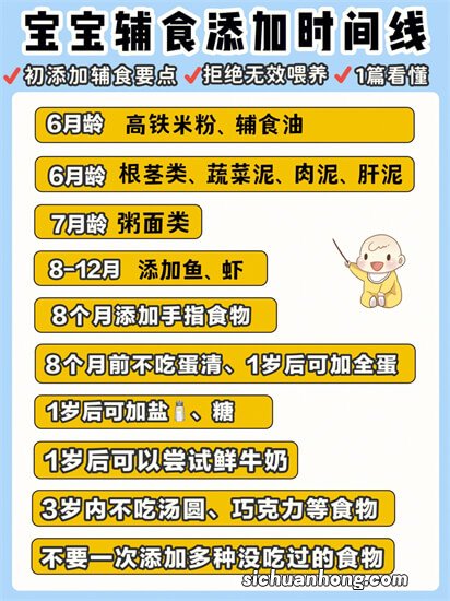 辅食全攻略!6个月-1岁的宝宝该吃什么?看这一篇就够了