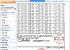 参保个人网上查询个人信息、办理社保业务明细