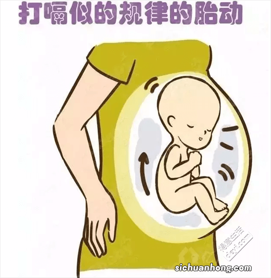 怀孕8个月，胎儿每天打嗝4次正常吗？