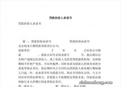 法律知识讲堂之“银行贷款担保人”