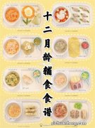 宝宝一周简易食谱思维导图