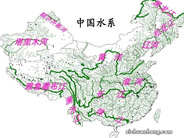 中国十大河流，松花江上榜，第一是世界水能第一大河