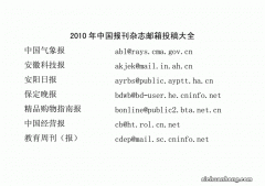 如何在报刊杂志上发表自己的文章？