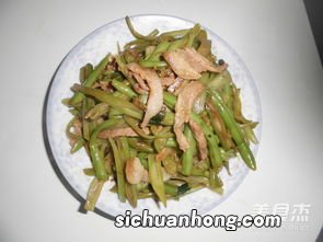 五花肉豆豉炒豆角