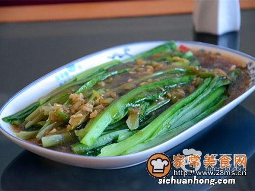 【白灼油麦菜的具体做法】