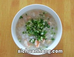 海参鲜虾干贝粥