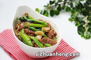 菜心炒牛肉