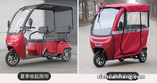 第2种三轮代步车：原厂带篷车型 介绍车型：爱玛 乐维