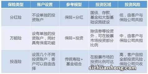 投资型和保障型的区别是什么？