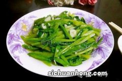 推荐做法【蒜香油麦菜】