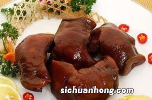 猪肝怎么卤成粉红色