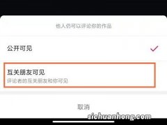 抖音怎么不让别人看到我的评论