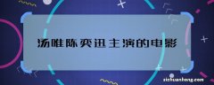 汤唯陈奕迅主演的电影 汤唯陈奕迅合作过什么电影