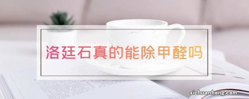 洛廷石真的能除甲醛吗