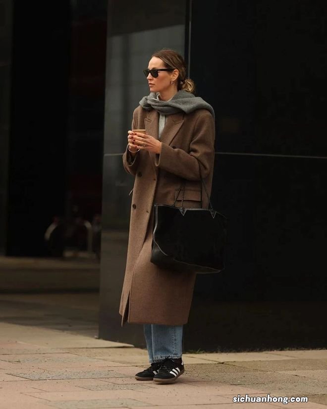 回暖了!大衣配牛仔裤这样穿时髦炸了!