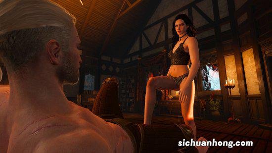 《巫师3》过场动画拍照MOD：解锁更多新姿势