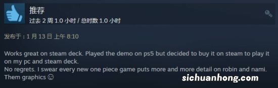 《海贼王时光旅诗》Steam特别好评：最棒的海贼RPG