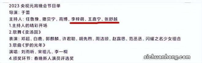 龙洋马凡舒表现不佳被弃用？央视元宵晚会的主持人变动很大