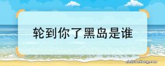 轮到你了黑岛是谁轮到你了中黑岛的扮演者