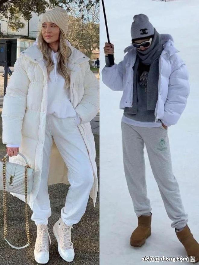今年穿“卫衣”,下面务必别搭裙子了,瞧潮人这样穿多时髦