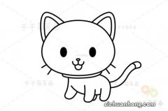 猫怎么画简笔画 可爱