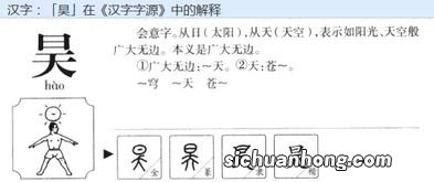 昊字在名字中的意思