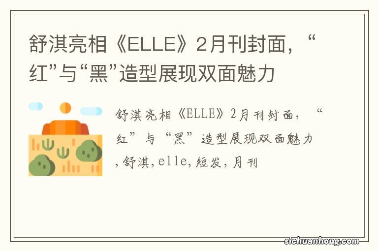 舒淇亮相《ELLE》2月刊封面，“红”与“黑”造型展现双面魅力