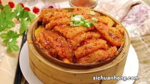 粉蒸肉怎么放到碗里