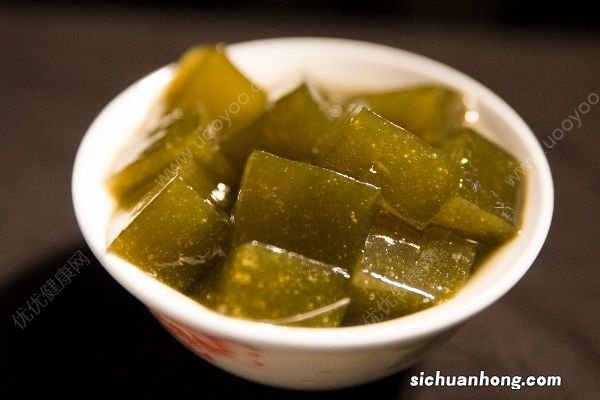 你吃过绿色的观音豆腐吗？观音豆腐有哪些功效？