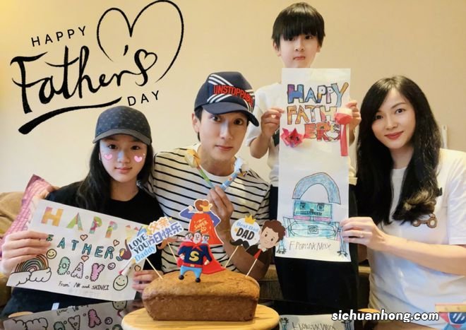 吴尊带儿女拍杂志封面，12岁NeiNei身高直追爸爸，父女同框像兄妹